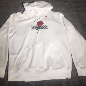 White Flower Hoodie